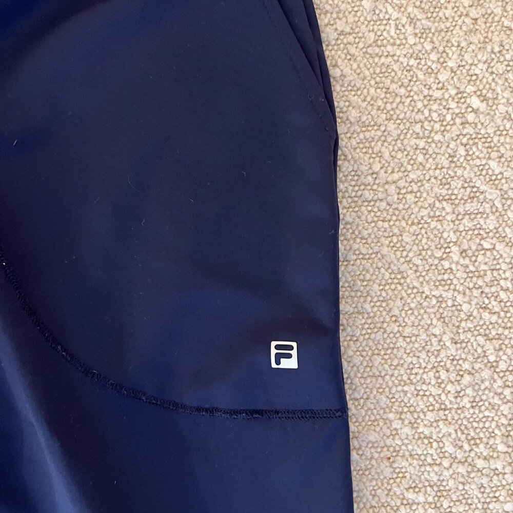 NWOT Fila Navy Blue Jogger Sweatpants M - Picture 3 of 4